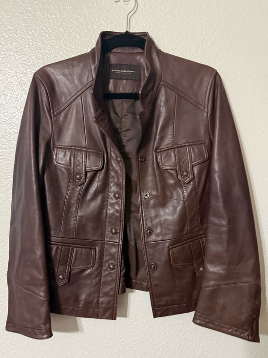 Prendang International Other - Prendang International Genuine Lambskin Leather Jacket Brown Size 88-96-160